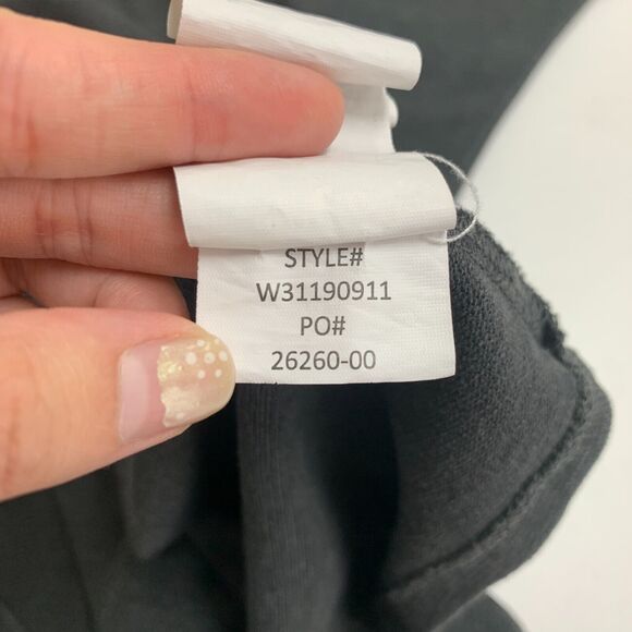 Prana Henley Raglan Dress Womens S Small Grey Cozy Up Jersey Knit Mid Sleeve - Picture 11 of 16